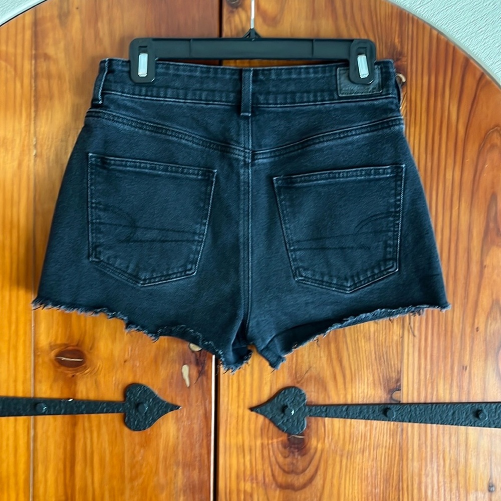 American Eagle Outfitters Black Jean Shorts 4 - Picture 4 of 11